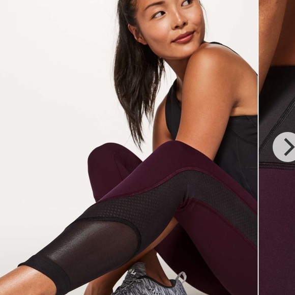 Lululemon Ready Set Go 7/8 Tight 25” High Rise Leggings Dark Adobe Black Size 6 - Picture 5 of 10